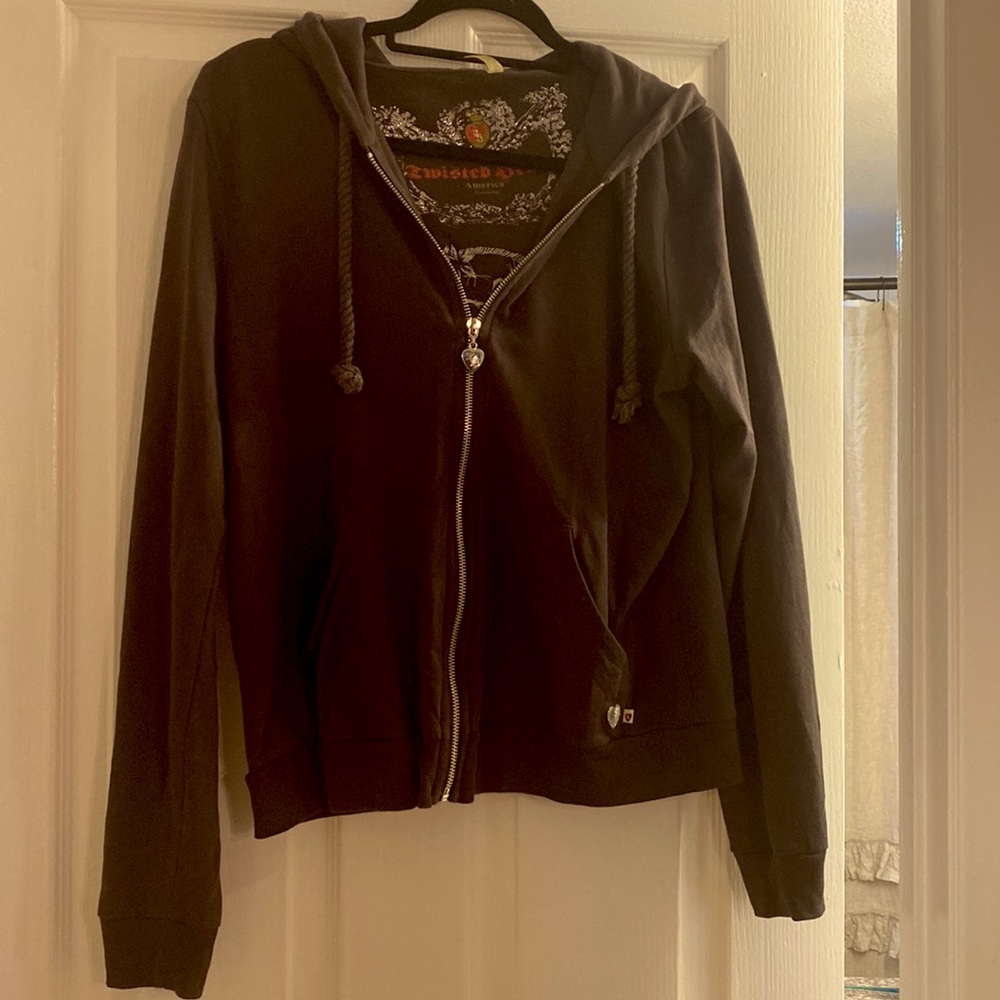 Twisted heart sweatshirt hoodie